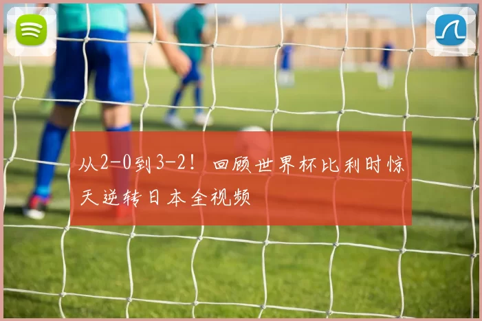 从2-0到3-2！回顾世界杯比利时惊天逆转日本全视频