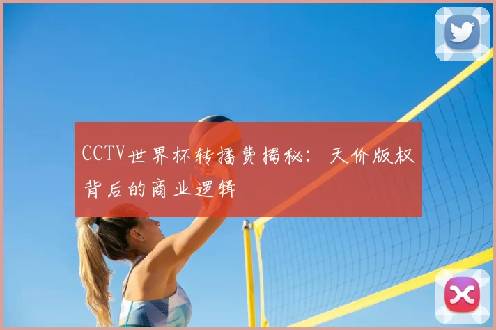 CCTV世界杯转播费揭秘：天价版权背后的商业逻辑